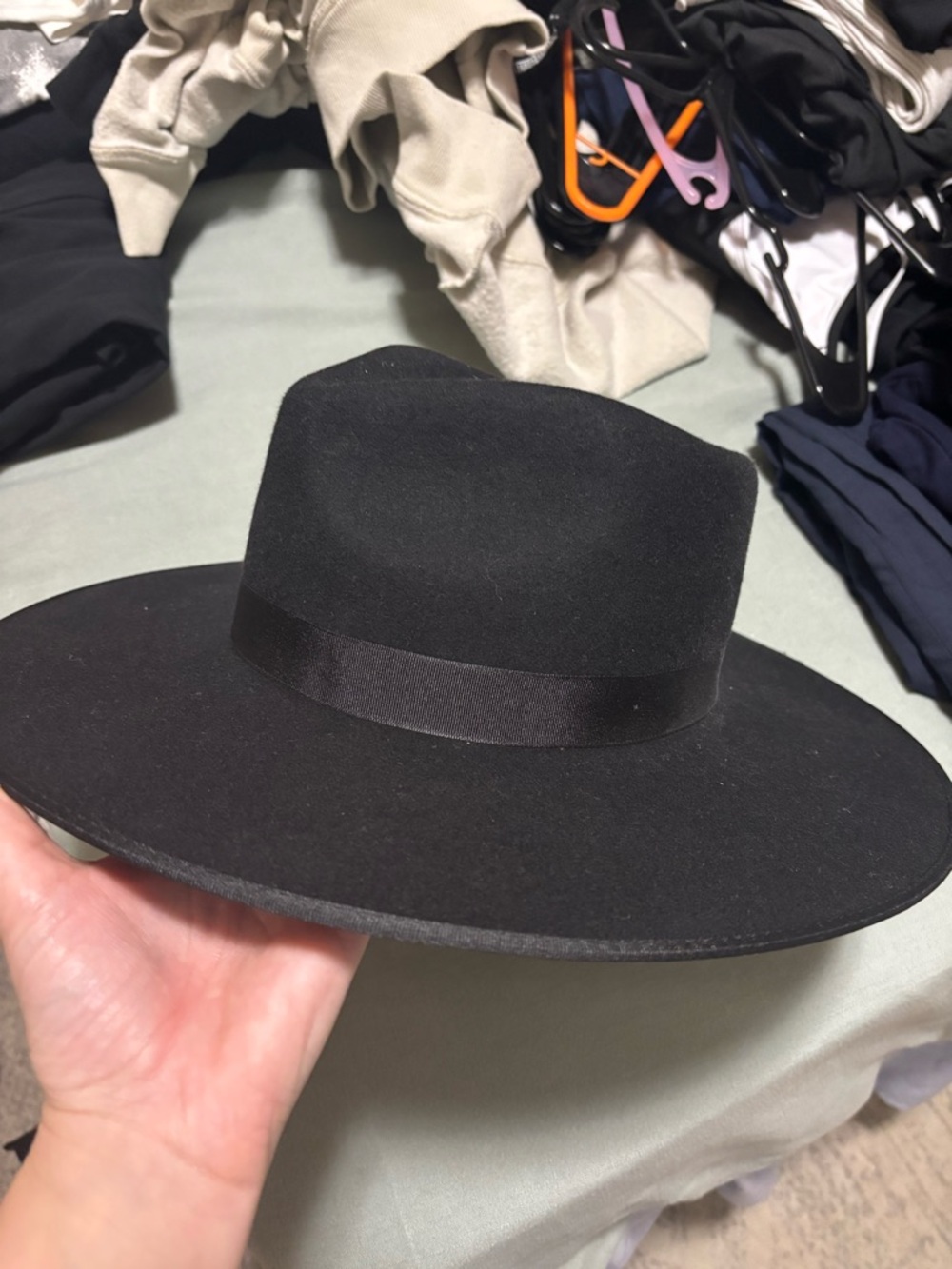 Lack Of Color Black rancher hat